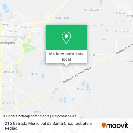215 Estrada Municipal da Santa Cruz mapa
