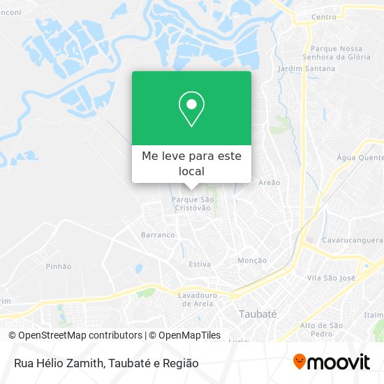 Rua Hélio Zamith mapa