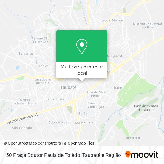 50 Praça Doutor Paula de Tolêdo mapa