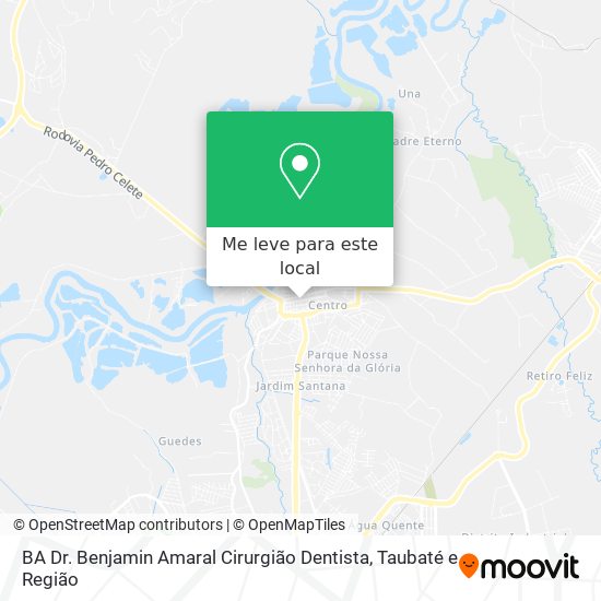 BA Dr. Benjamin Amaral Cirurgião Dentista mapa