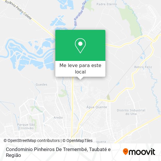 Condomínio Pinheiros De Tremembé mapa