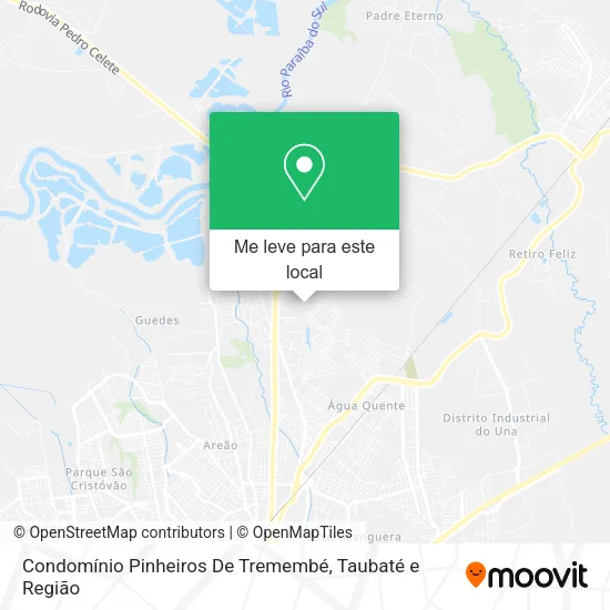 Condomínio Pinheiros De Tremembé mapa