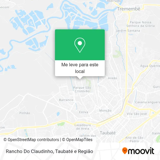 Rancho Do Claudinho mapa