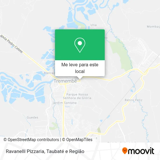 Ravanelli Pizzaria mapa