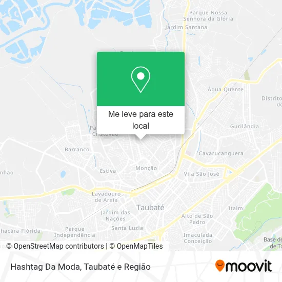 Hashtag Da Moda mapa