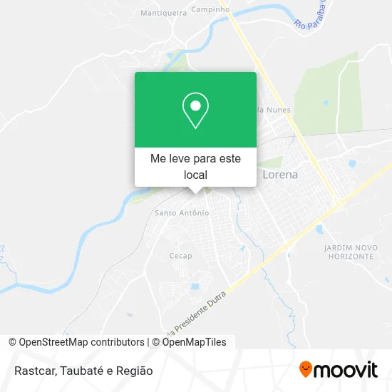 Rastcar mapa