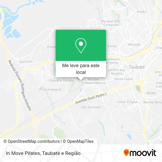 In Move Pilates mapa