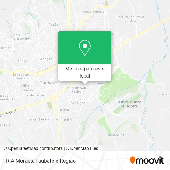 R.A Moraes mapa