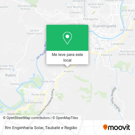 Rm Engenharia Solar mapa