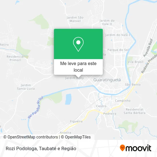 Rozi Podologa mapa