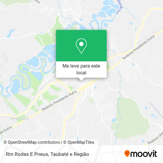 Rm Rodas E Pneus mapa