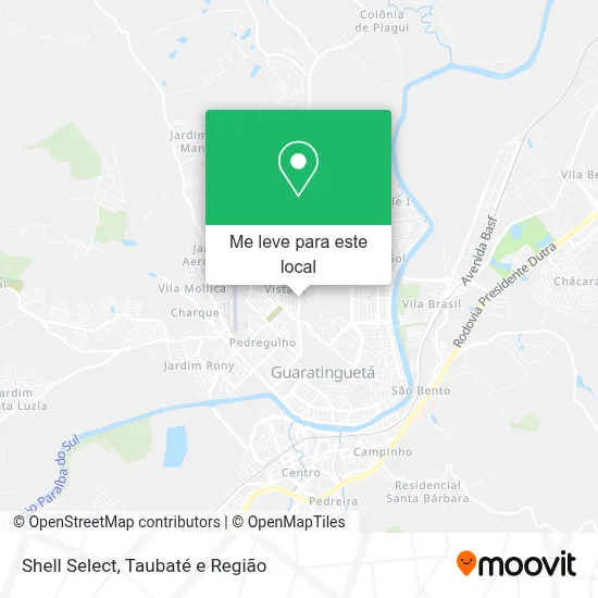 Shell Select mapa