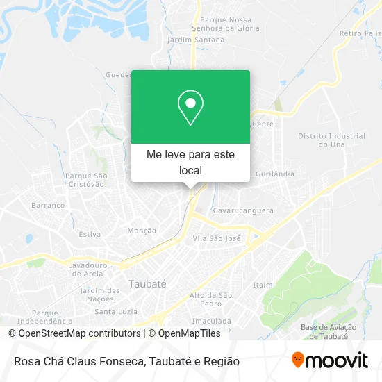 Rosa Chá Claus Fonseca mapa