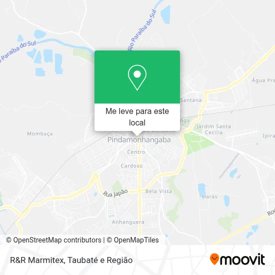 R&R Marmitex mapa