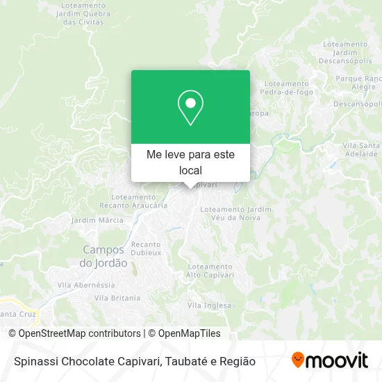 Spinassi Chocolate Capivari mapa