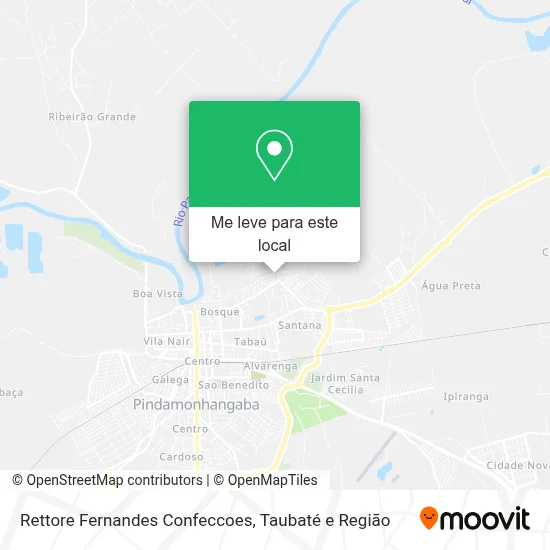 Rettore Fernandes Confeccoes mapa