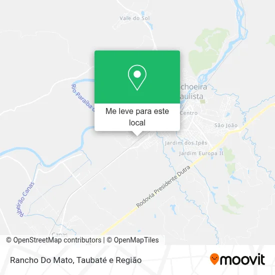 Rancho Do Mato mapa