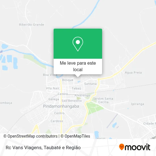 Rc Vans Viagens mapa