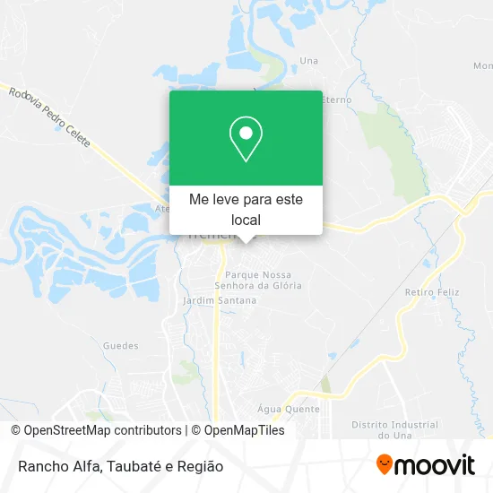 Rancho Alfa mapa