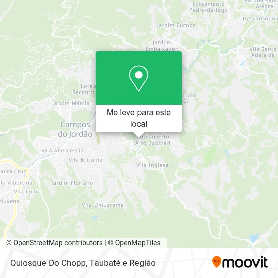 Quiosque Do Chopp mapa