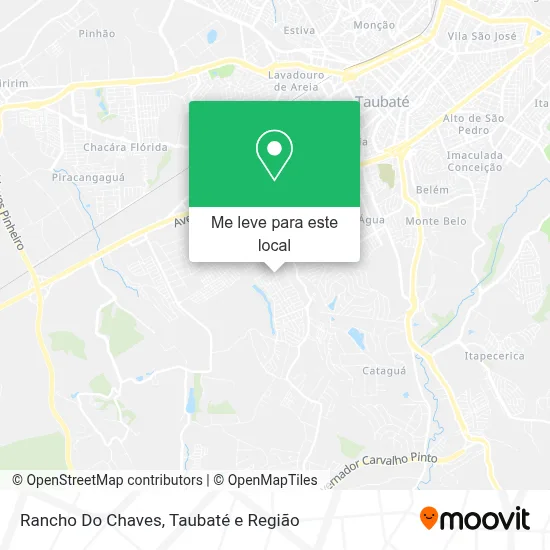 Rancho Do Chaves mapa