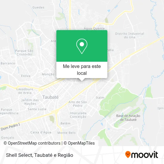 Shell Select mapa