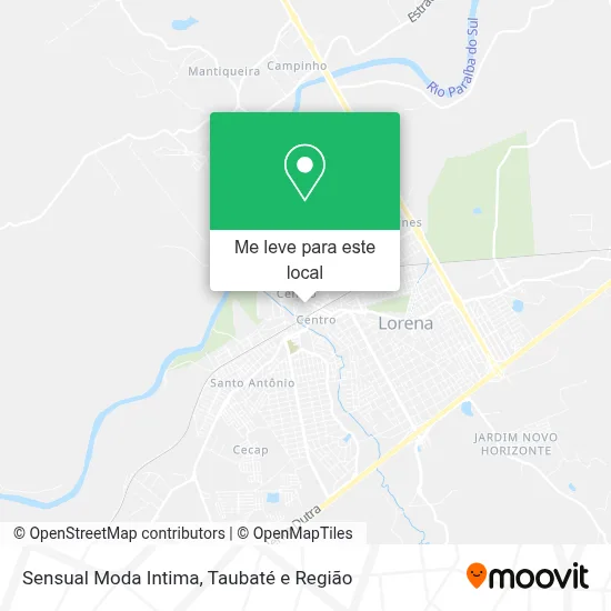 Sensual Moda Intima mapa