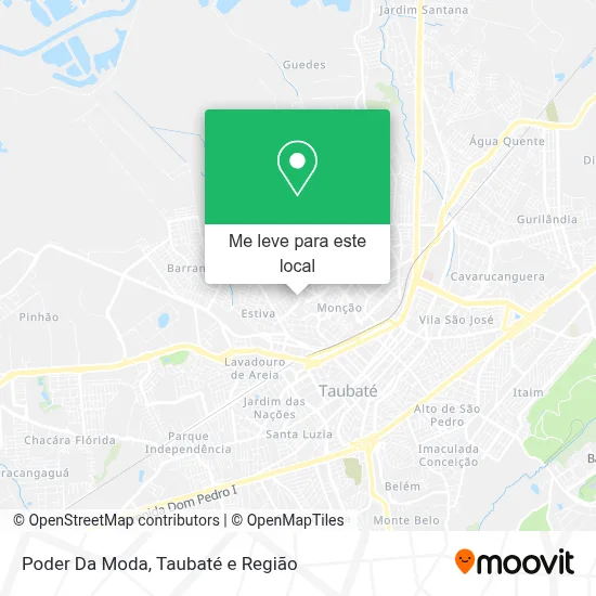 Poder Da Moda mapa