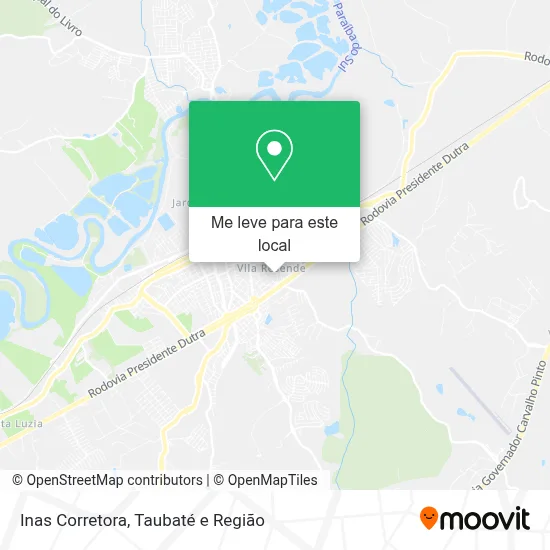 Inas Corretora mapa