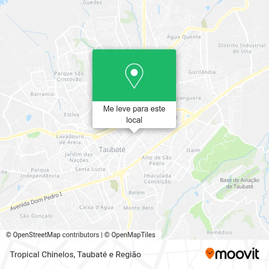 Tropical Chinelos mapa