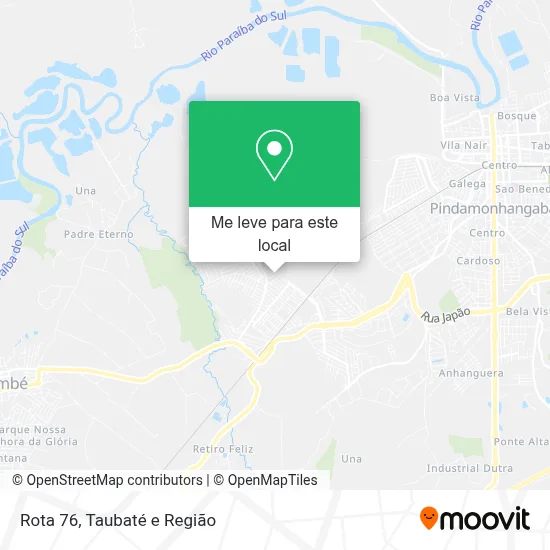 Rota 76 mapa