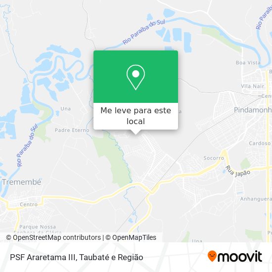 PSF Araretama III mapa