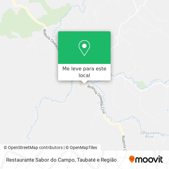 Restaurante Sabor do Campo mapa