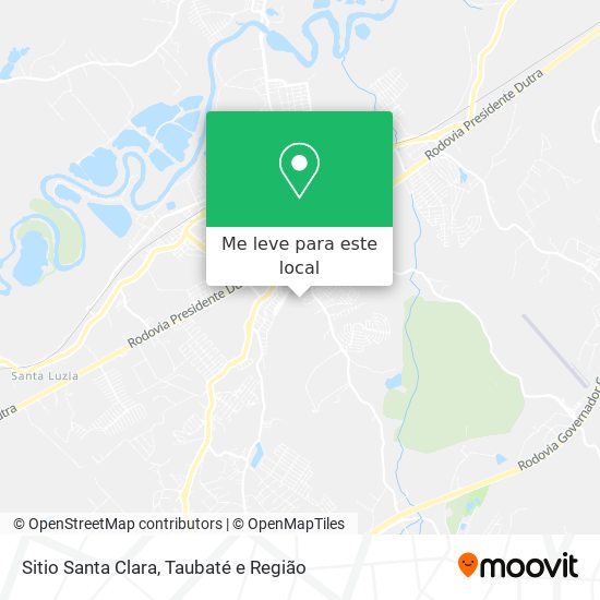 Sitio Santa Clara mapa
