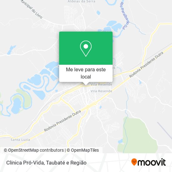 Clínica Pró-Vida mapa