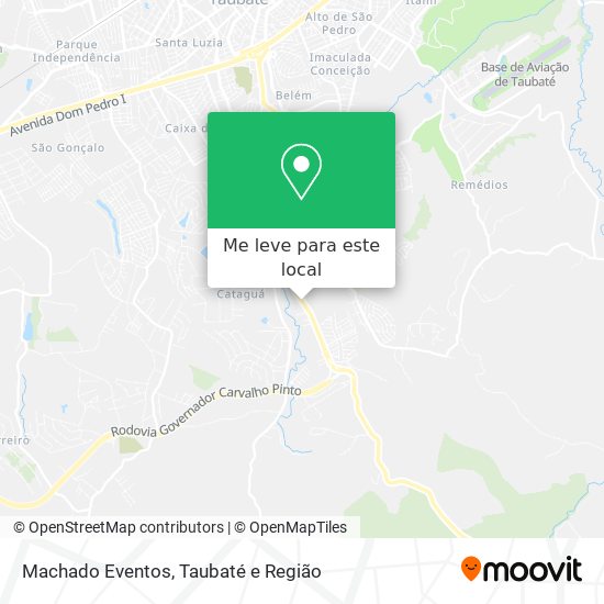 Machado Eventos mapa