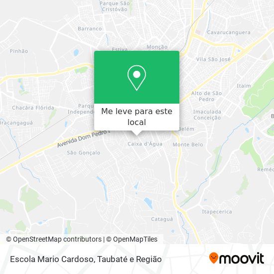 Escola Mario Cardoso mapa