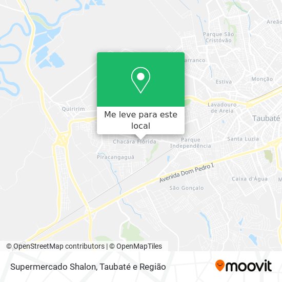 Supermercado Shalon mapa