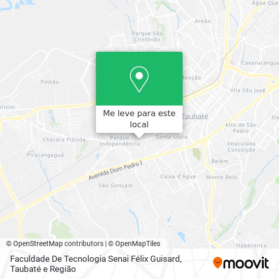 Faculdade De Tecnologia Senai Félix Guisard mapa