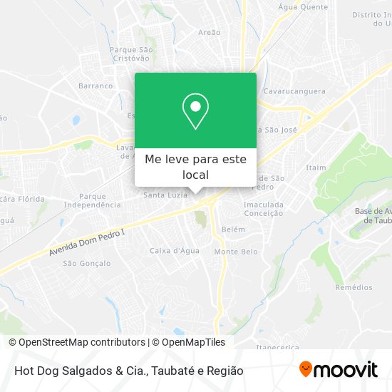 Hot Dog Salgados & Cia. mapa
