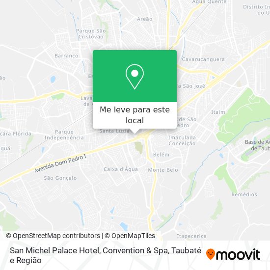 San Michel Palace Hotel, Convention & Spa mapa