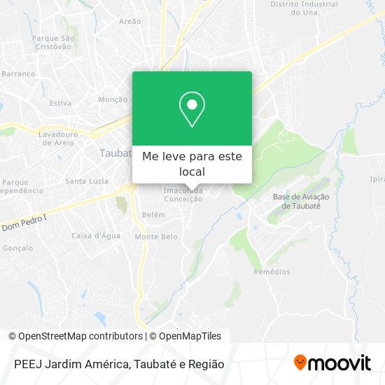 PEEJ Jardim América mapa