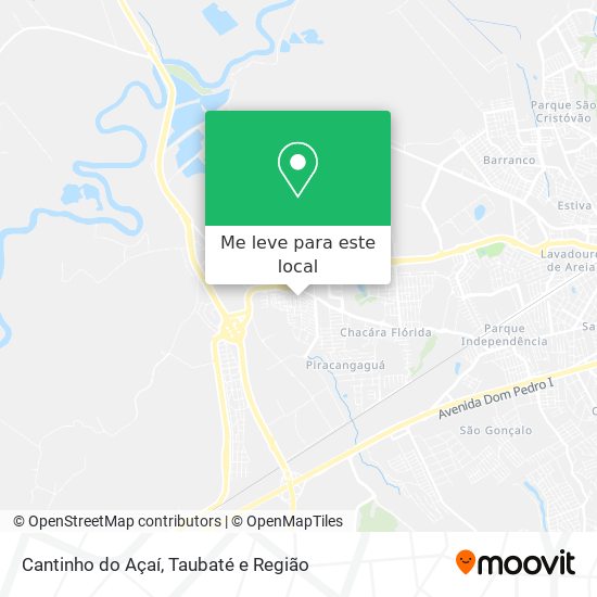 Cantinho do Açaí mapa