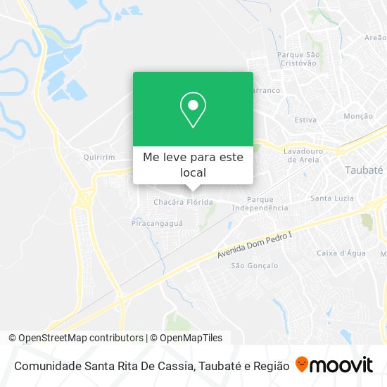 Comunidade Santa Rita De Cassia mapa
