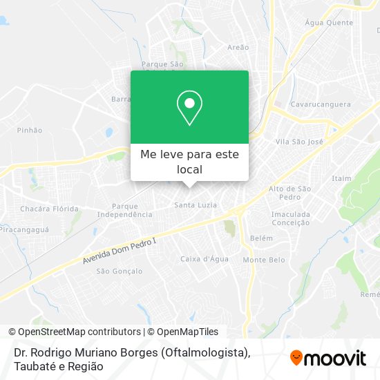 Dr. Rodrigo Muriano Borges (Oftalmologista) mapa