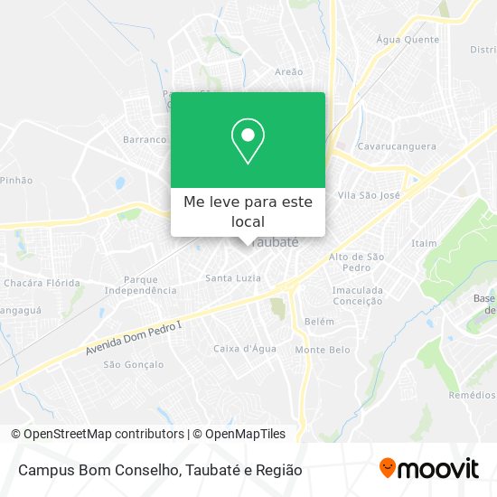 Campus Bom Conselho mapa