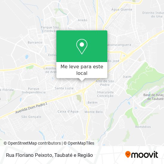 Rua Floriano Peixoto mapa