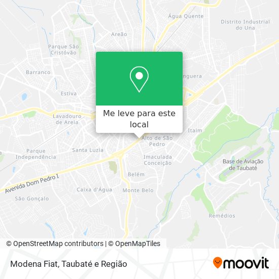 Modena Fiat mapa