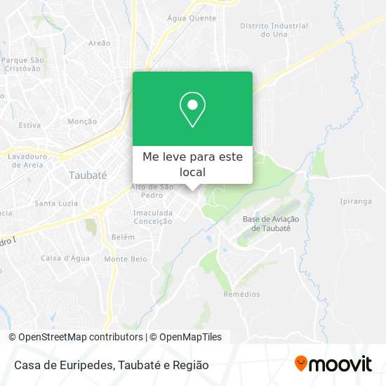 Casa de Euripedes mapa