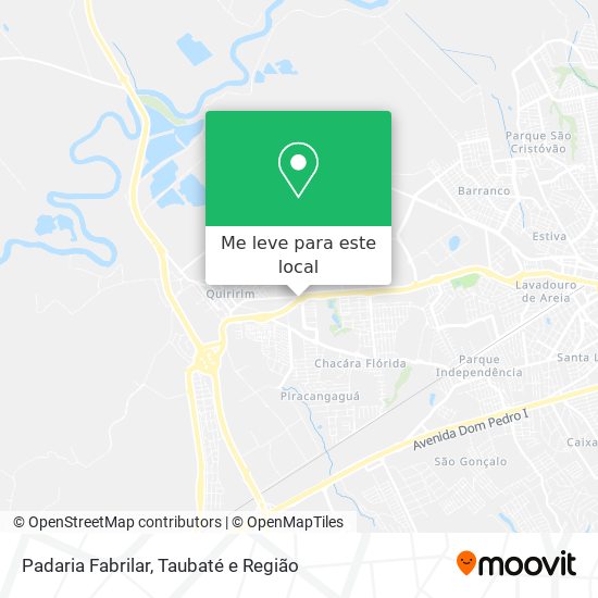 Padaria Fabrilar mapa